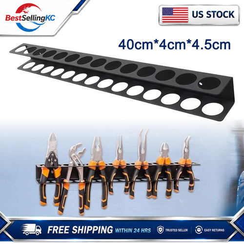 Wall mounted tool organizer - mounted,